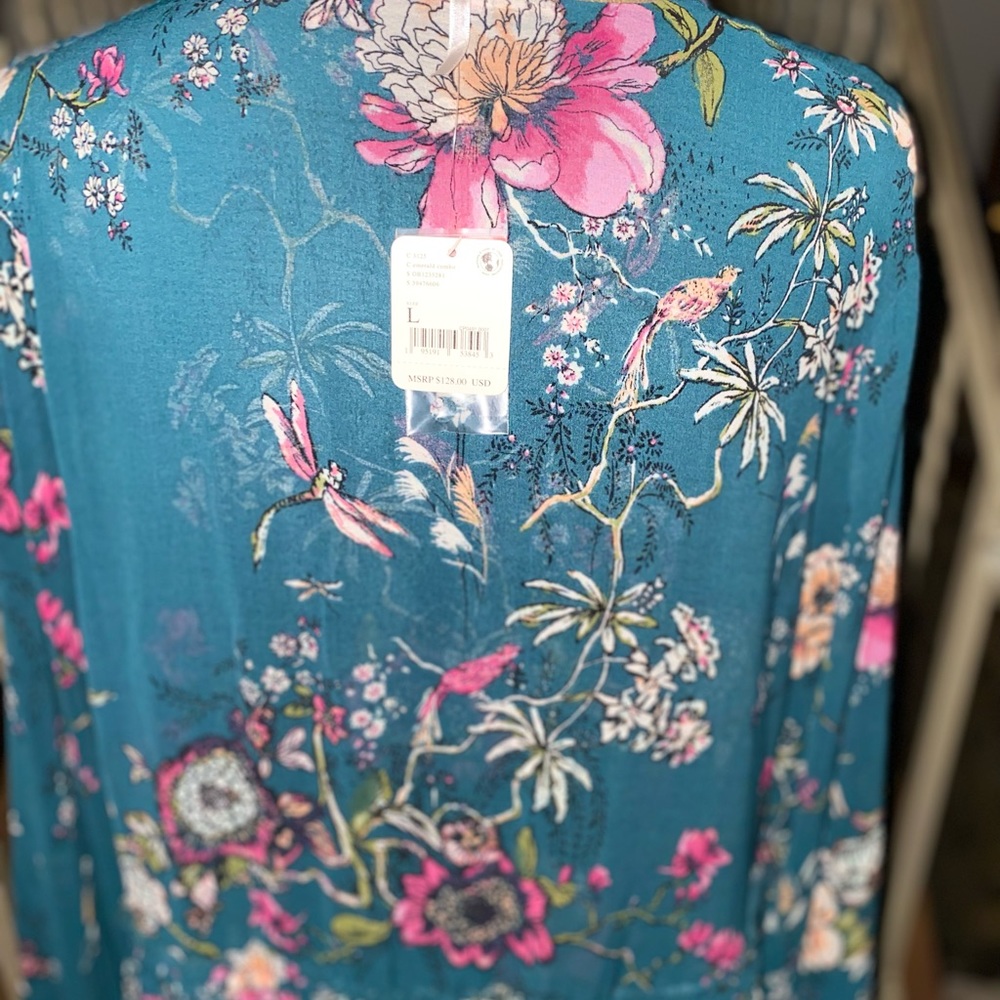Free people NWT cherry blossom mini dress Large - Picture 8 of 10